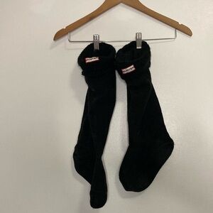 Hunter unisex knit fleece tall rainboot socks Medium (f:5-7)